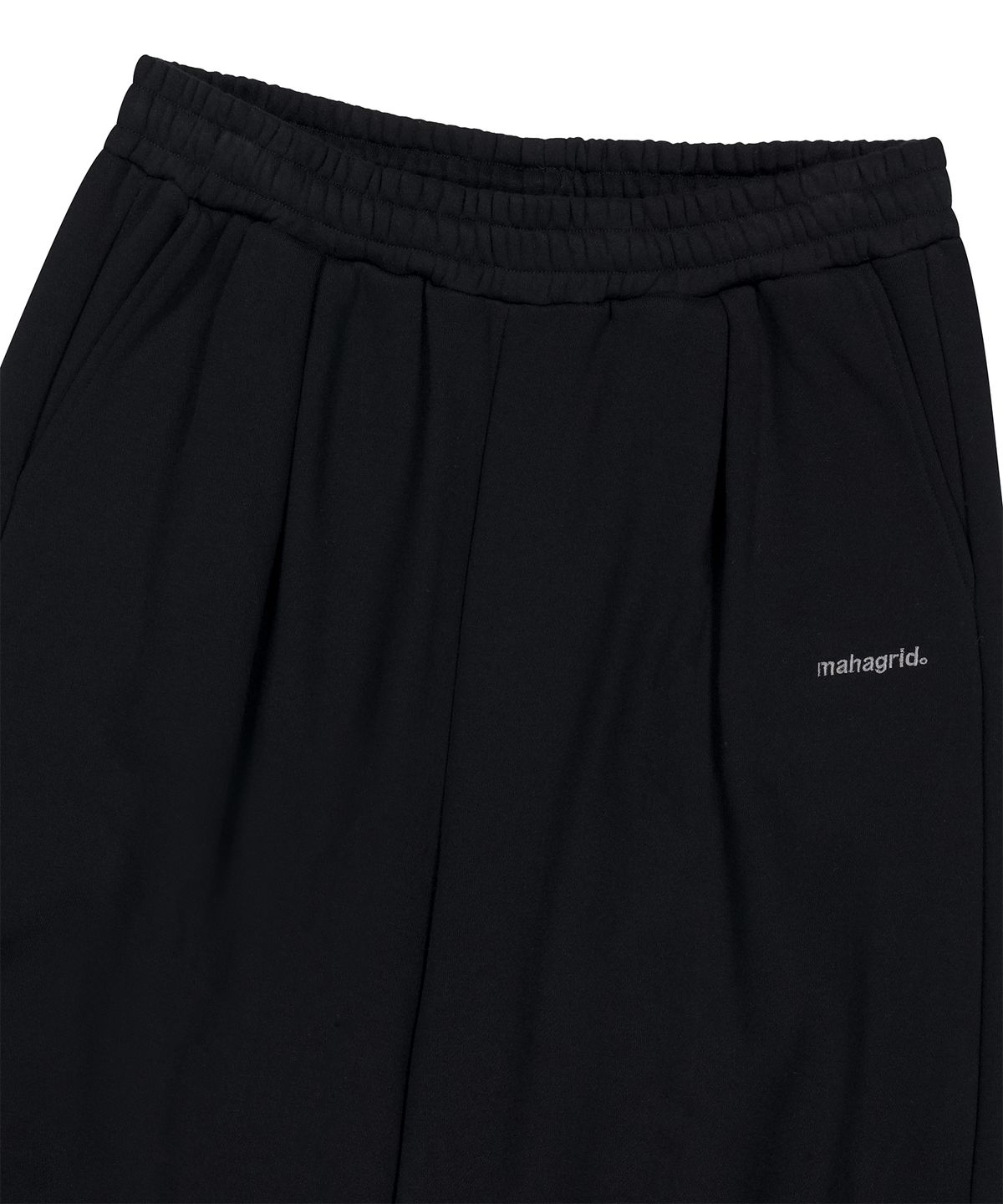 마하그리드(MAHAGRID) TWO-TUCK WIDE SWEAT PANTS[BLACK]