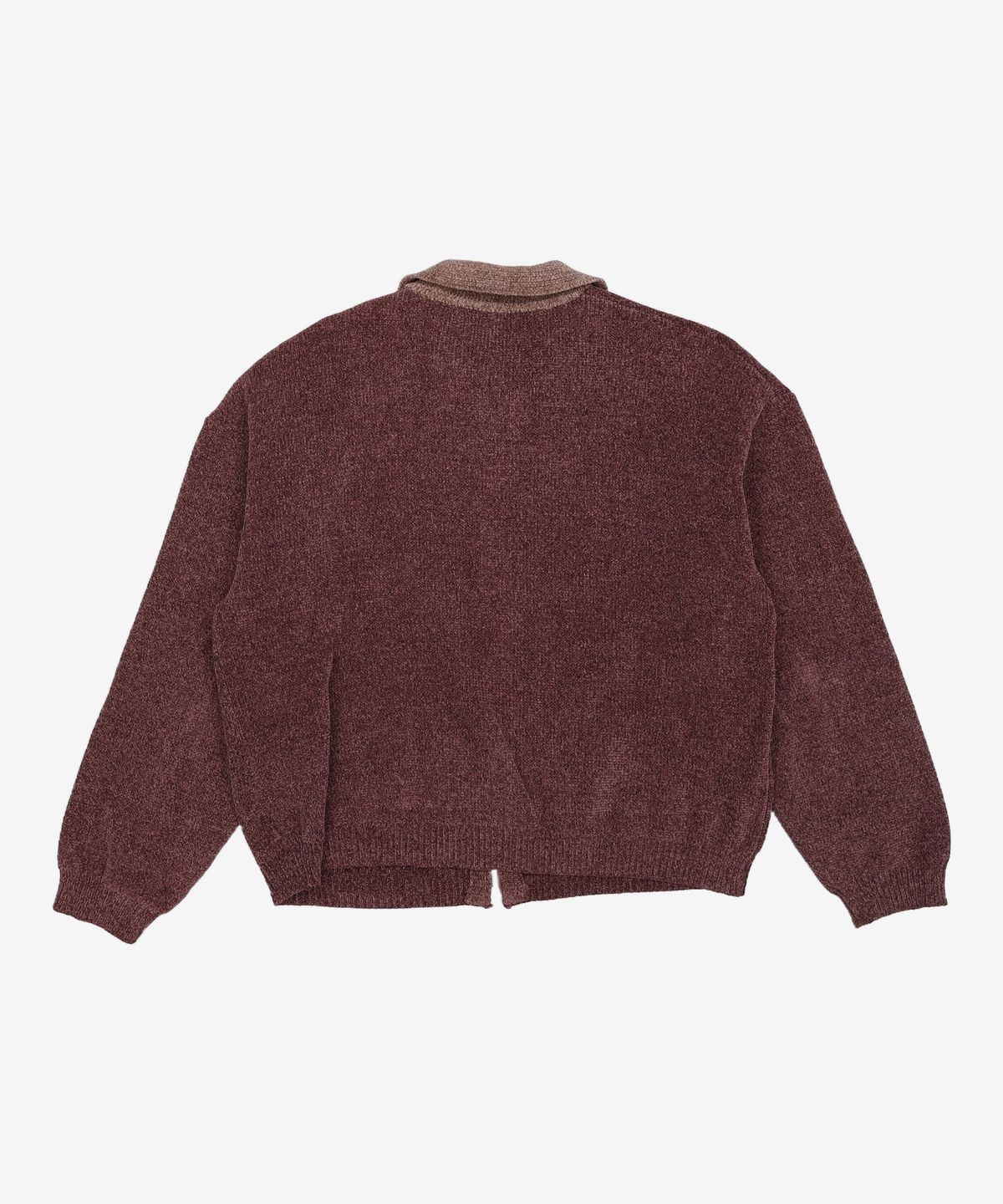 크리틱(CRITIC) WORK JACKET KNIT ZIP UP PURPLE M