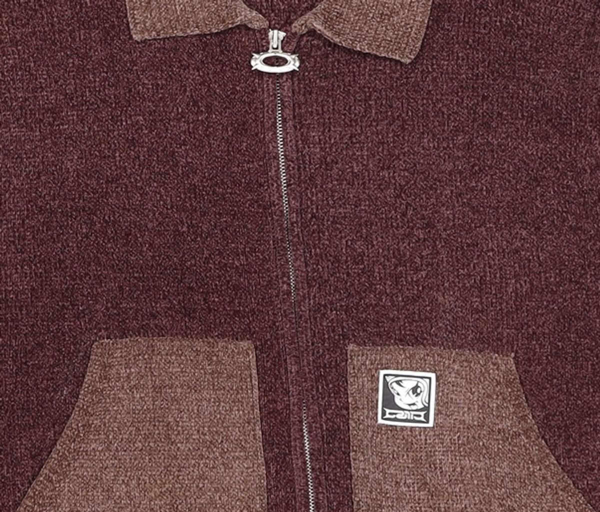 크리틱(CRITIC) WORK JACKET KNIT ZIP UP PURPLE M