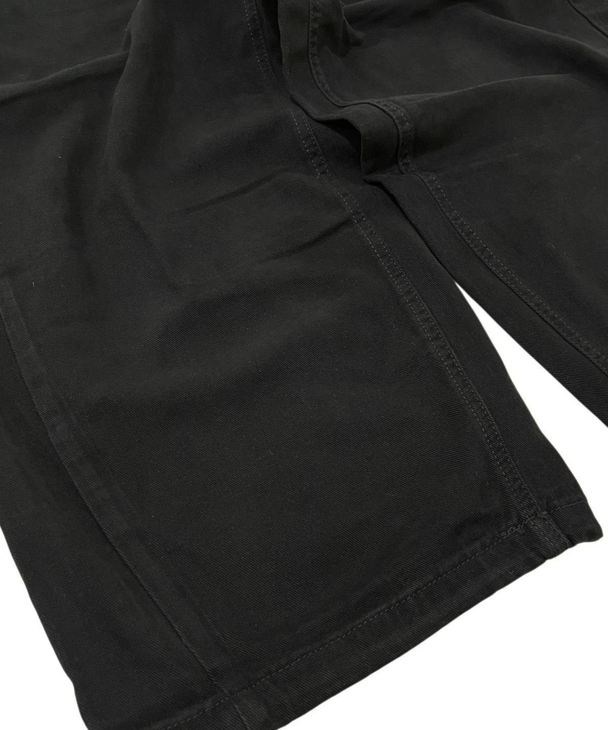 스케이터락(SK8ER ROCK) Side Tuck Cotton Curved Pants (Black)