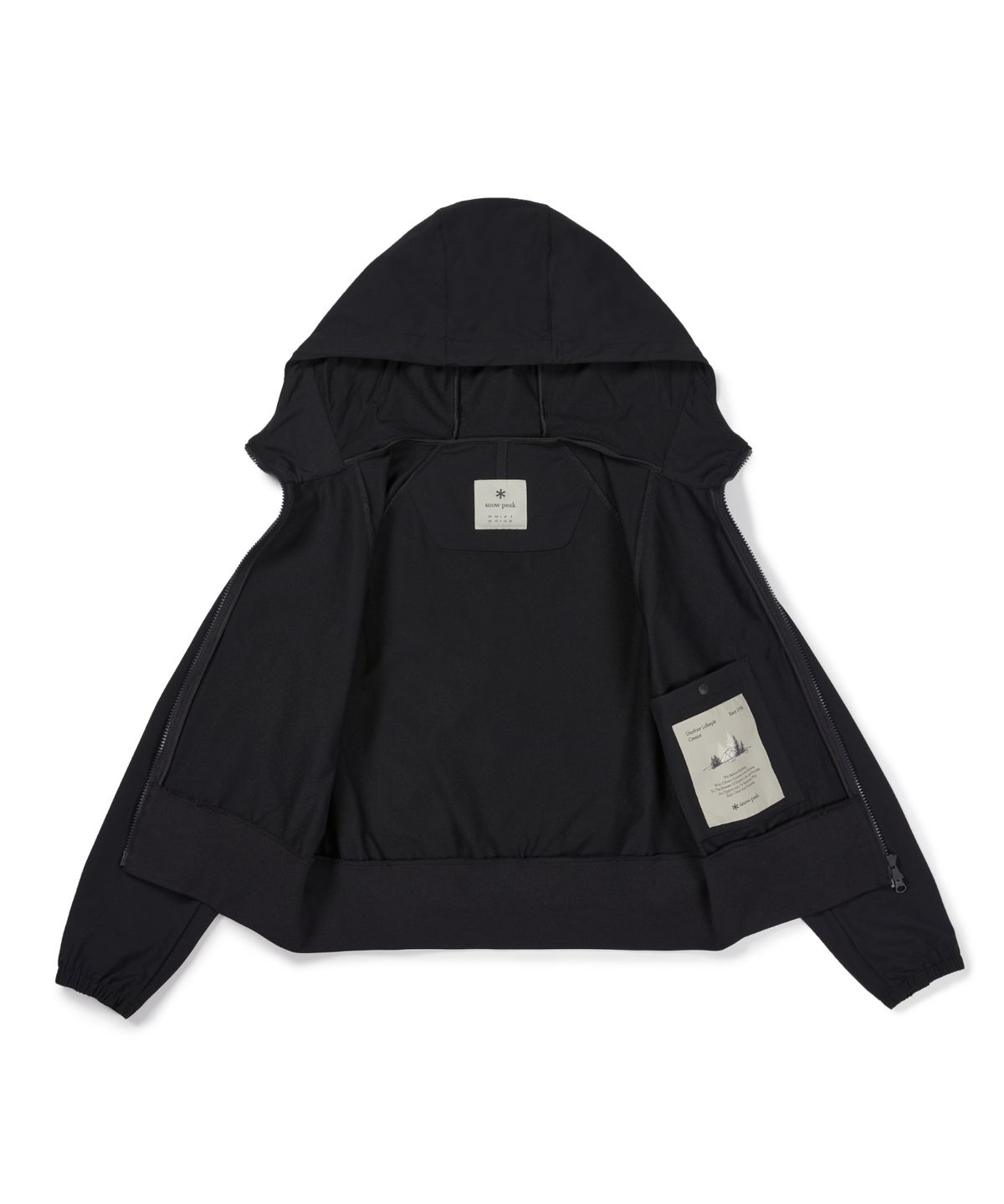 스노우피크 어패럴(SNOWPEAK APPAREL) 라고 여성 하이브리드 자켓 (S26FWTJK33) Black