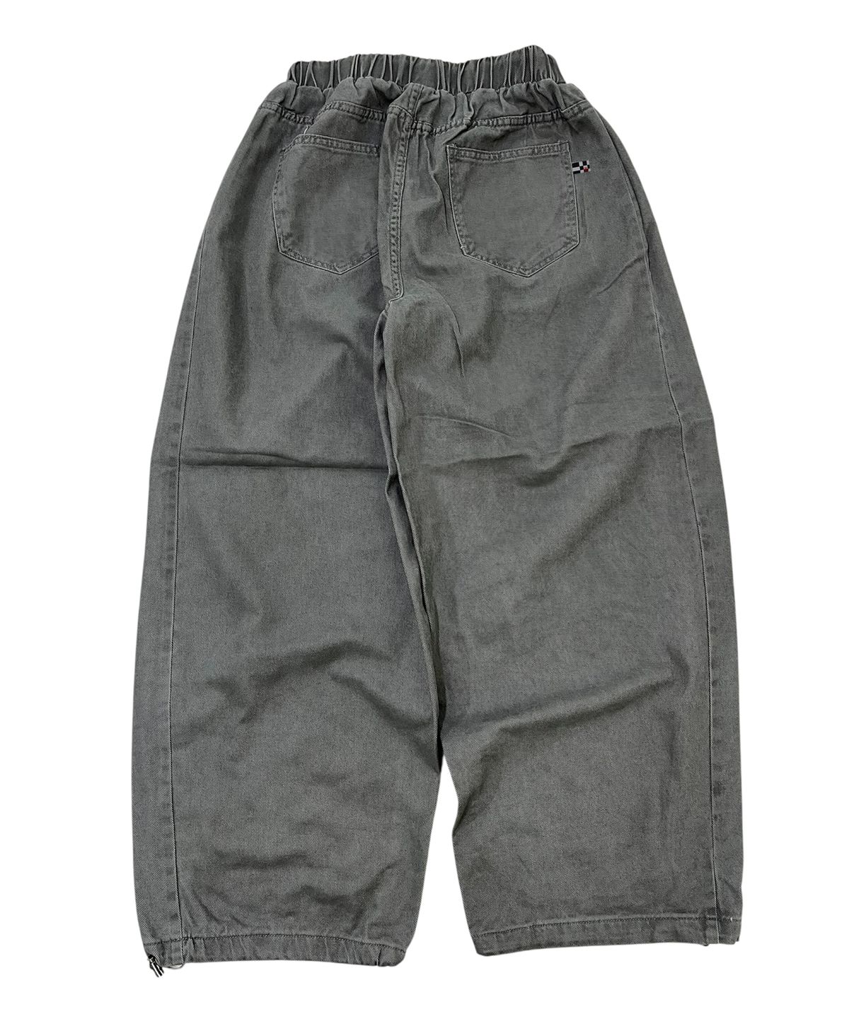 스케이터락(SK8ER ROCK) Side Tuck Cotton Curved Pants (Gray)