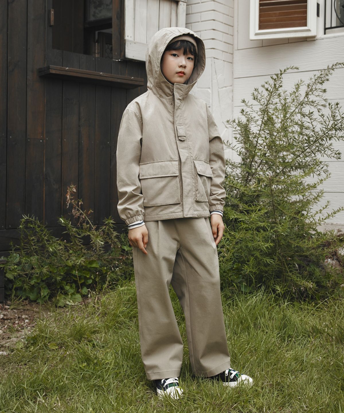 스노우피크 어패럴 키즈(SNOWPEAK APPAREL KIDS) 키즈 클랜드 팬츠 (S26FKDPT80) Beige