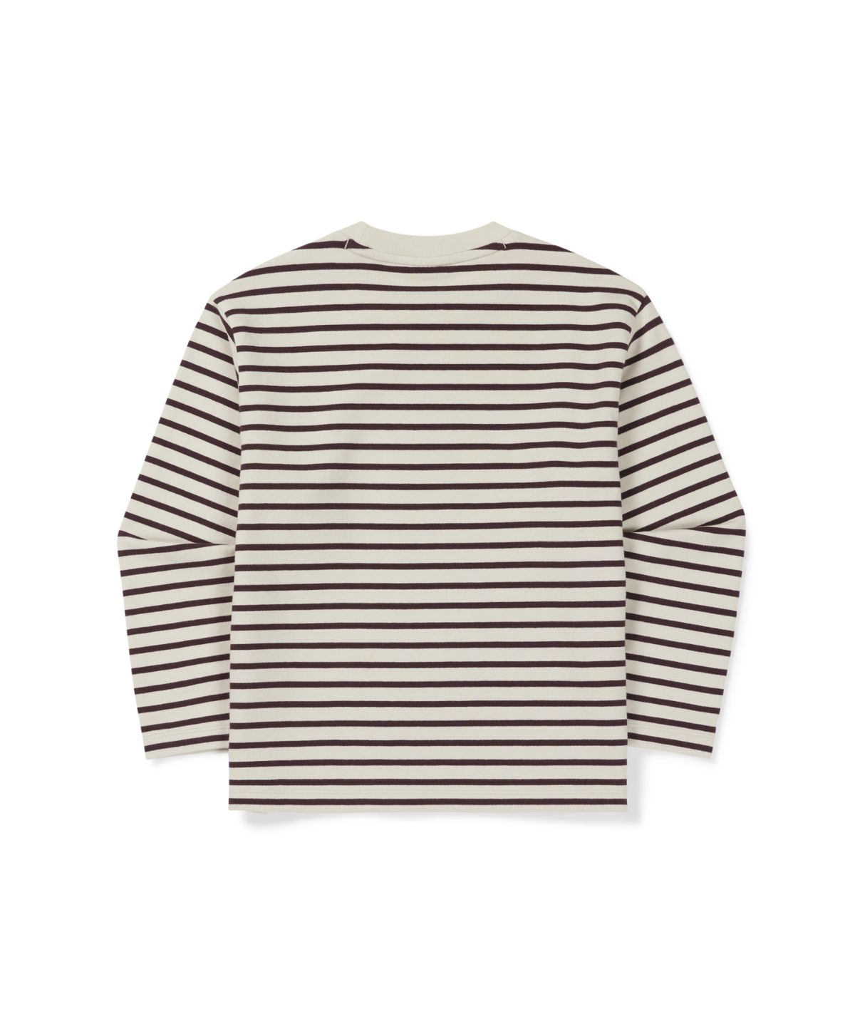 스노우피크 어패럴 키즈(SNOWPEAK APPAREL KIDS) 키즈 스트라이프 긴팔 티셔츠 (S26FKFTL81) Wine