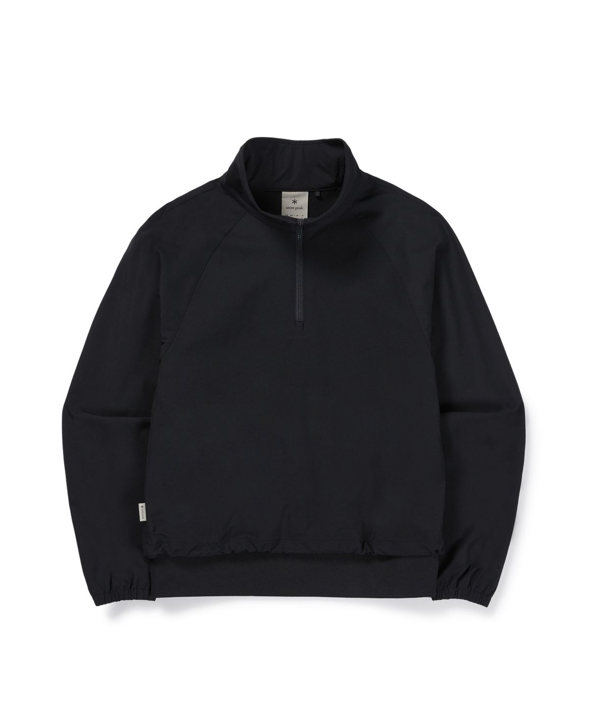 스노우피크 어패럴(SNOWPEAK APPAREL) 라고 여성 하이브리드 반집업 맨투맨 (S26FWTZT33) Black