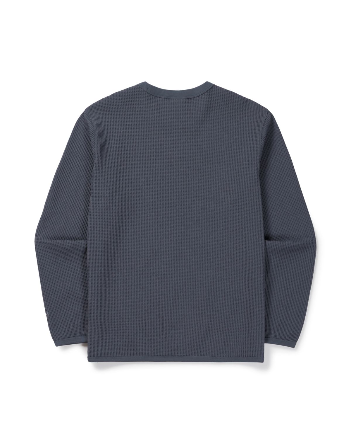 스노우피크 어패럴(SNOWPEAK APPAREL) 테이진 델타피크 와플 맨투맨 (S26FUTHT16) Gray Blue