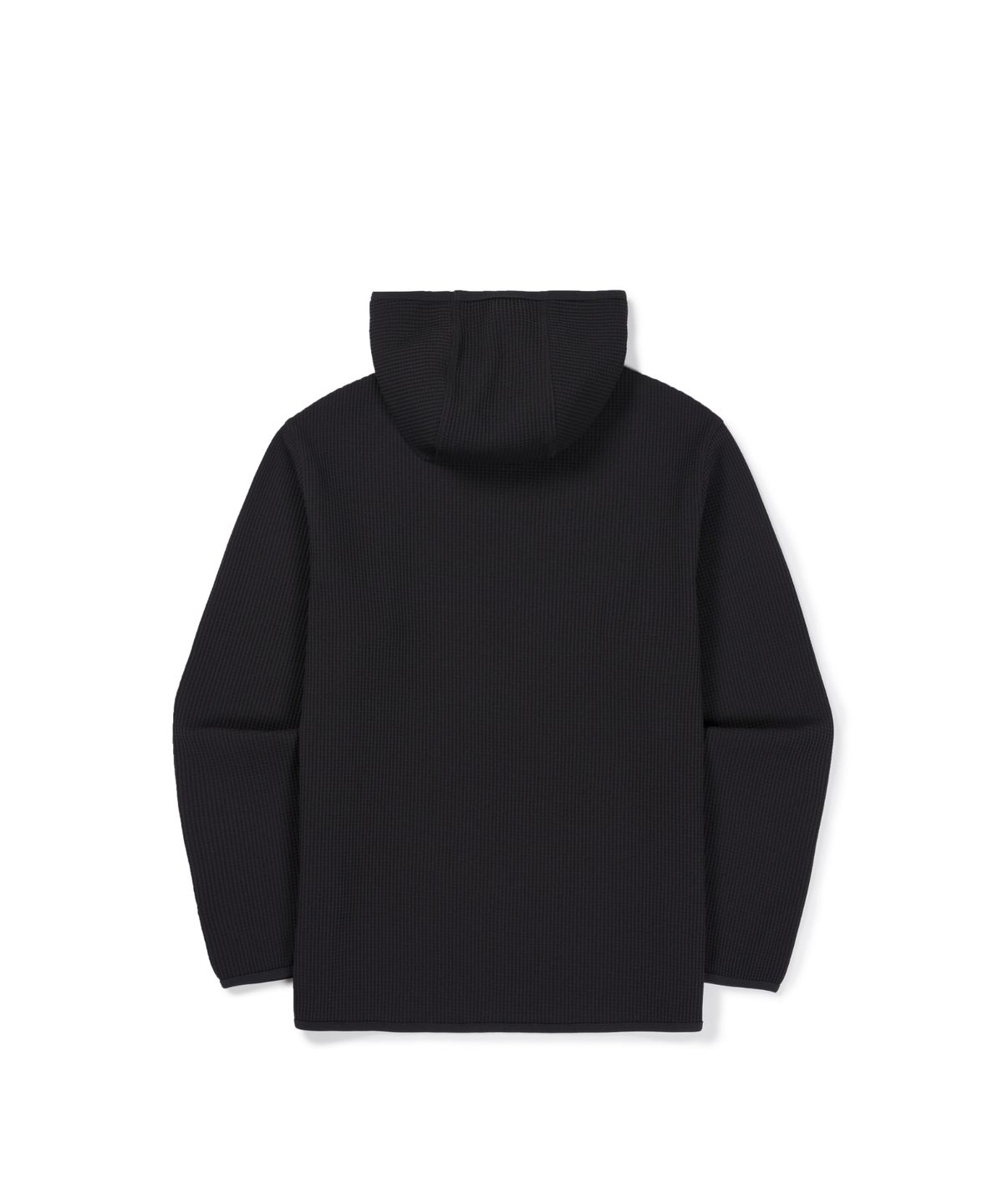스노우피크 어패럴(SNOWPEAK APPAREL) 테이진 델타피크 와플 바라클라바 후드 티셔츠 (S26FUTHD18) Black