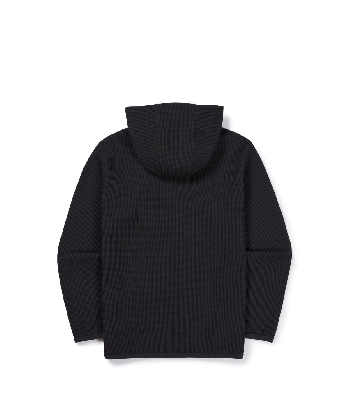스노우피크 어패럴(SNOWPEAK APPAREL) 테이진 델타피크 와플 후드 티셔츠 (S26FUTHD16) Black