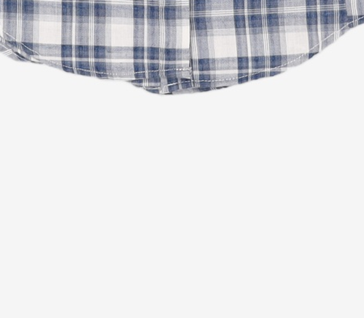 어반드레스(AVANDRESS) Slender Check Shirt BLUE S