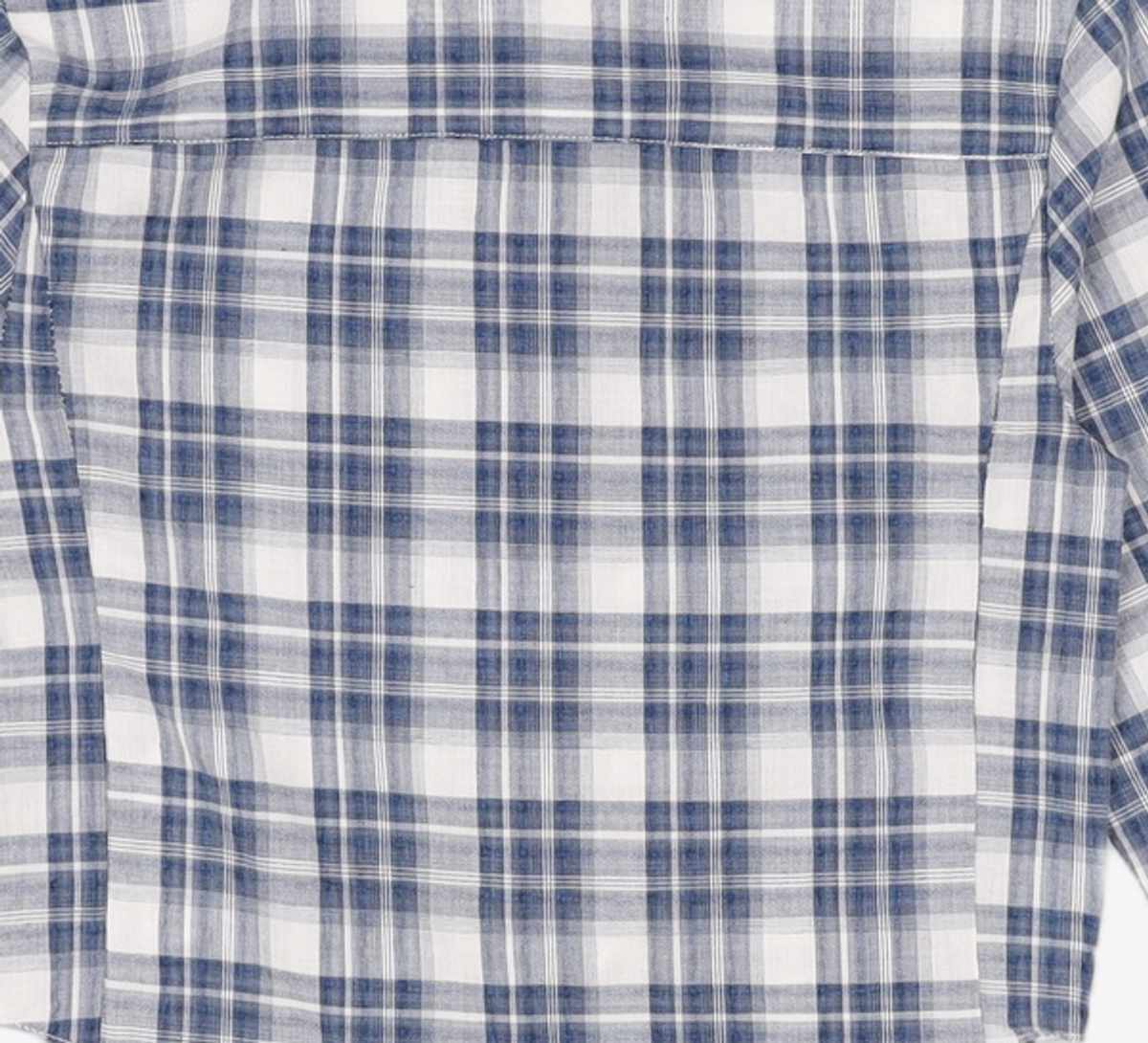 어반드레스(AVANDRESS) Slender Check Shirt BLUE S