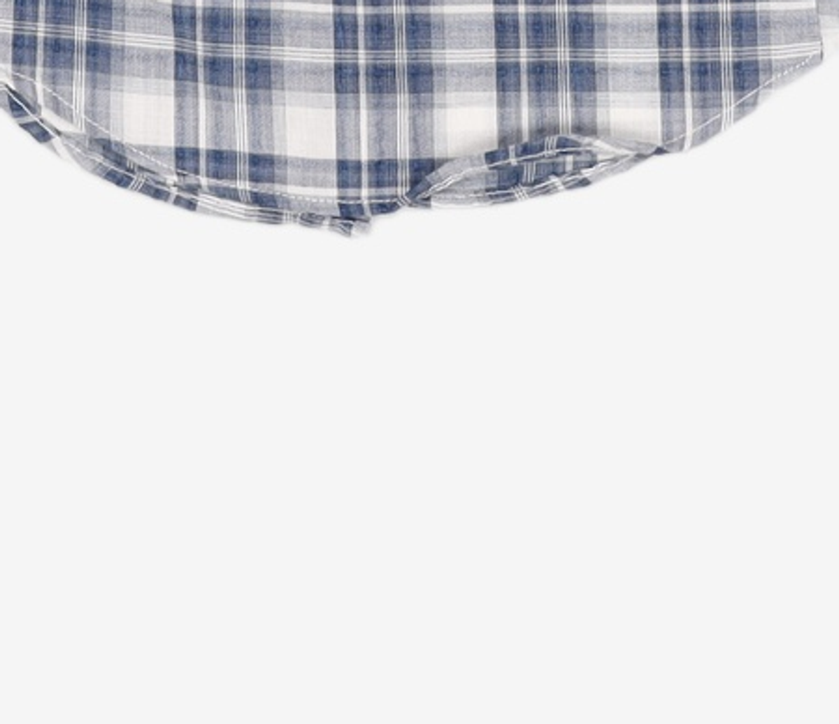 어반드레스(AVANDRESS) Slender Check Shirt BLUE S