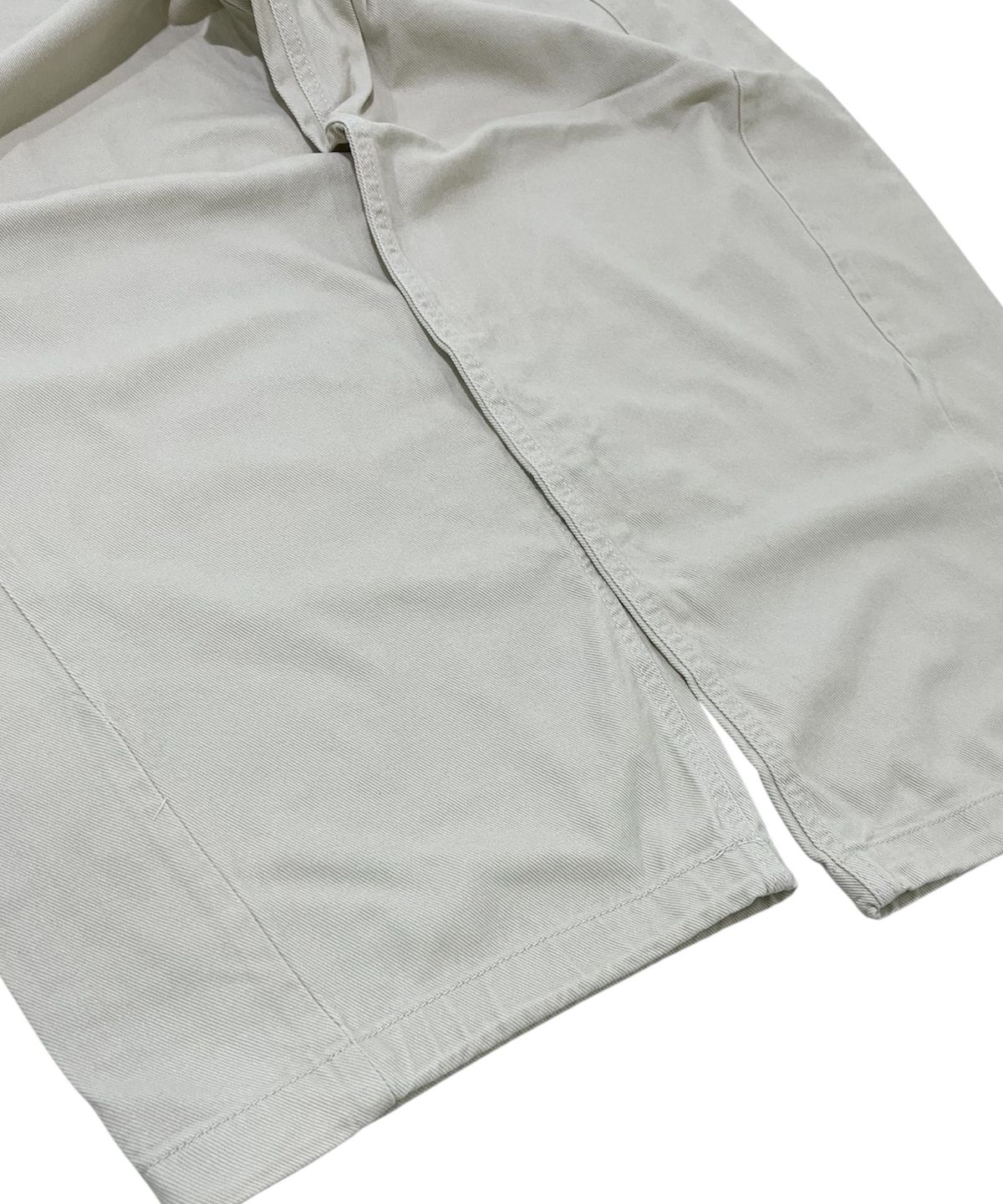 스케이터락(SK8ER ROCK) Side Tuck Cotton Curved Pants (Cream)