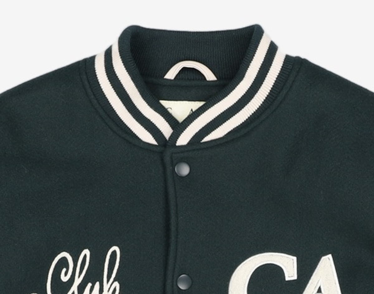 클럽액티비티(CLUBACTIVITY) Letterman Jacket Green L