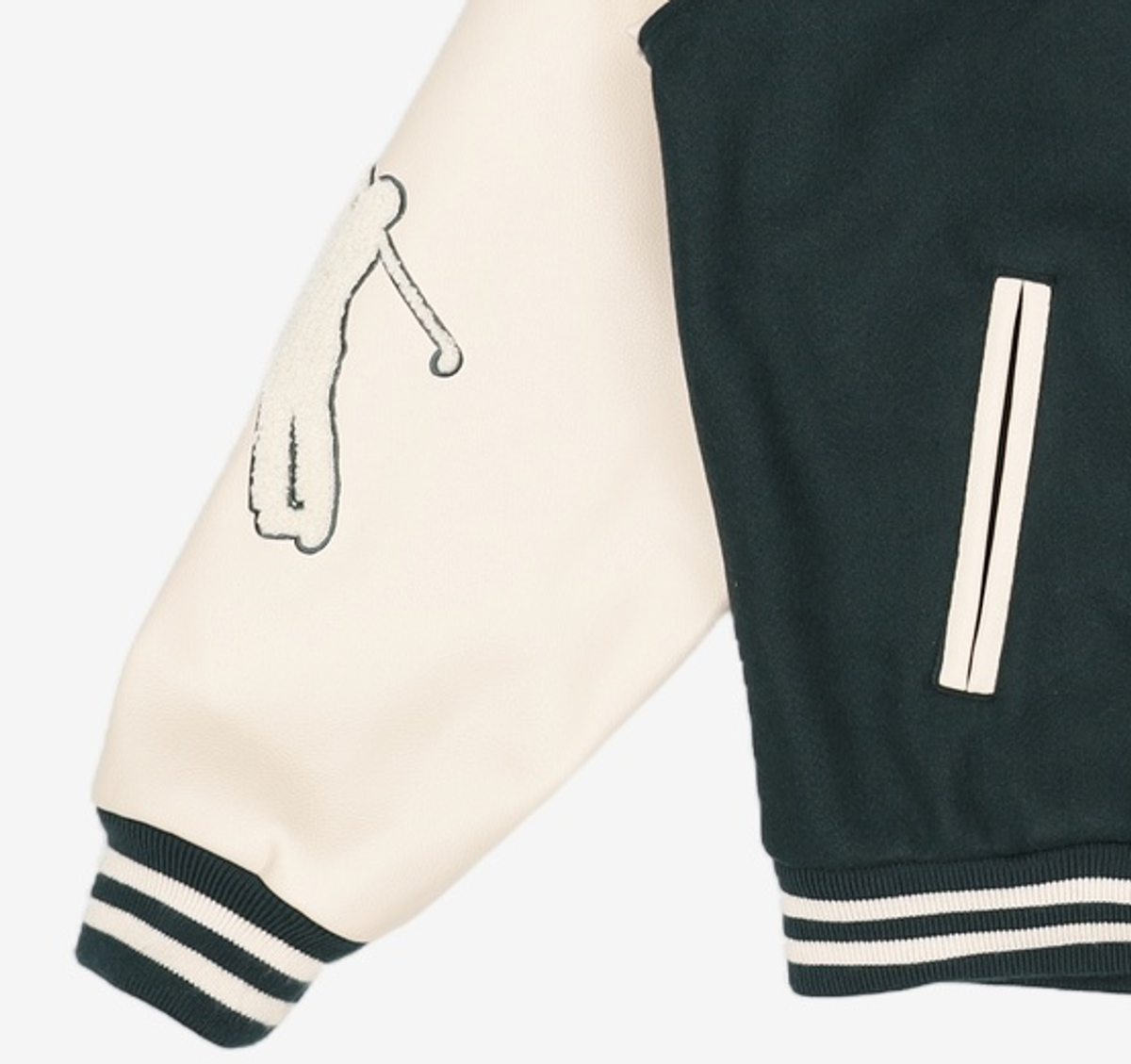 클럽액티비티(CLUBACTIVITY) Letterman Jacket Green L