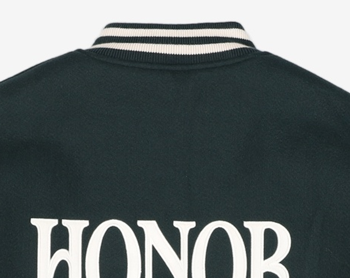 클럽액티비티(CLUBACTIVITY) Letterman Jacket Green L