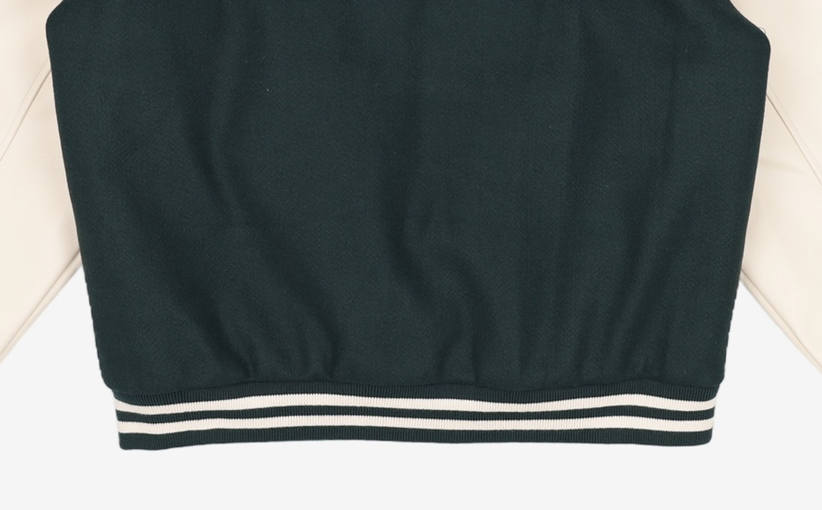 클럽액티비티(CLUBACTIVITY) Letterman Jacket Green L