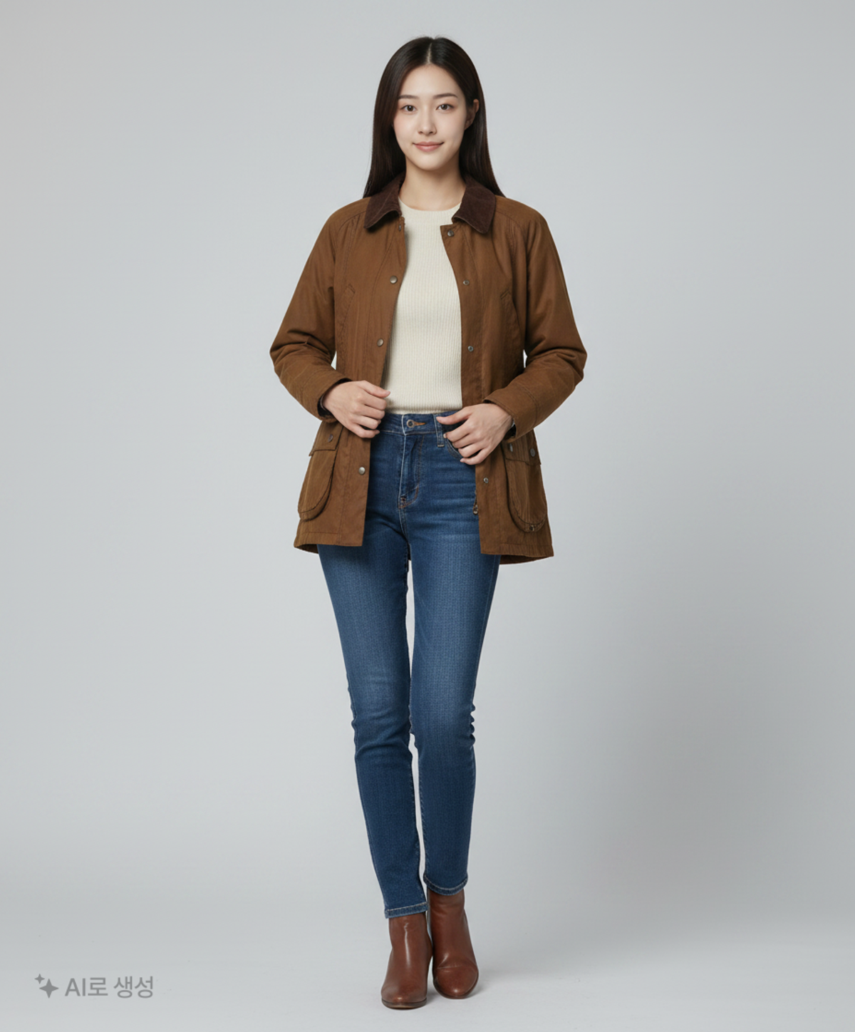 바버(BARBOUR) 사파리/헌팅 재킷 US6(EU38)