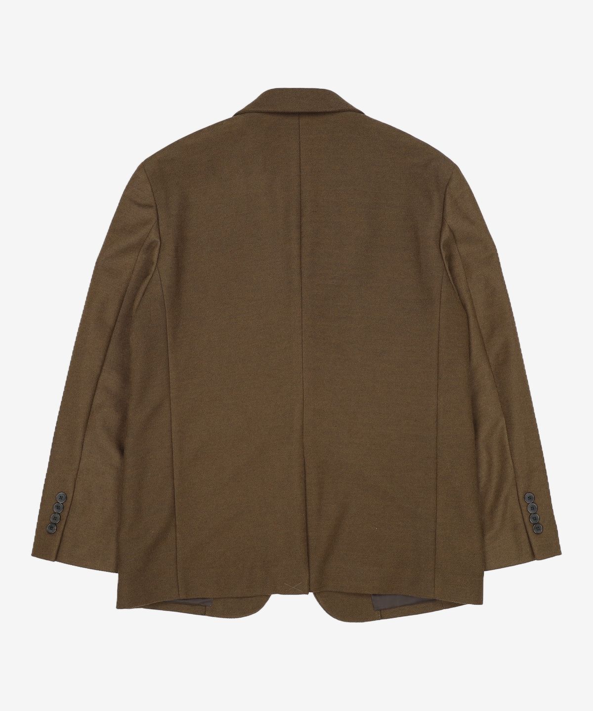 넌블랭크(NONBLANK) 세미 오버 핏 저지 블레이저_DARK BROWN M
