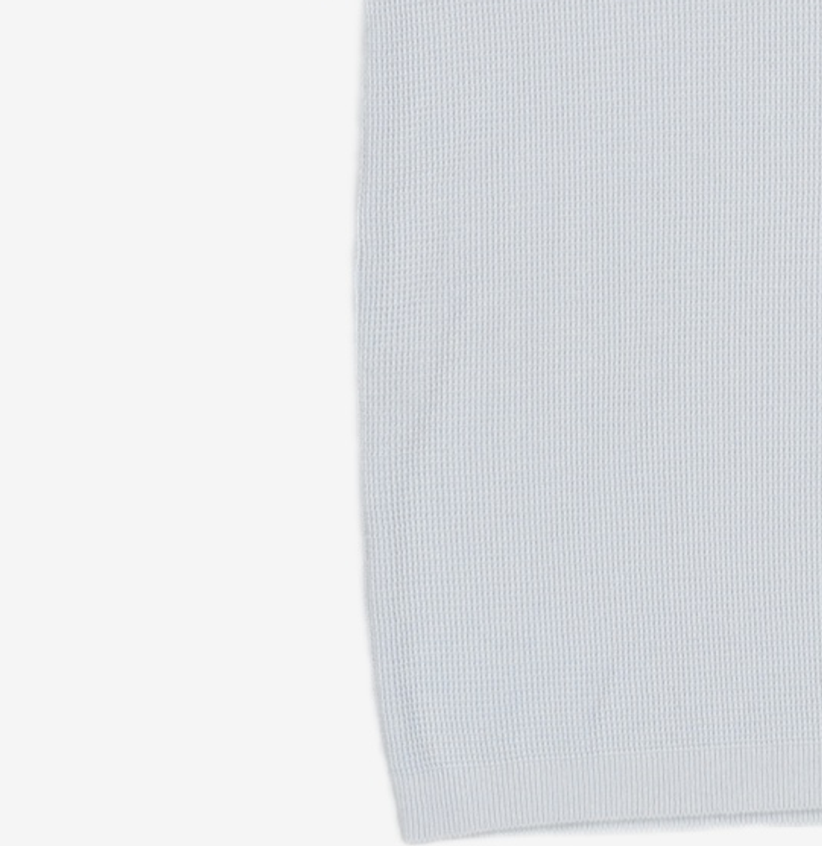 가먼트레이블(GARMENT LABLE) Shory Sleeve Waffle Knit - Sky Blue S