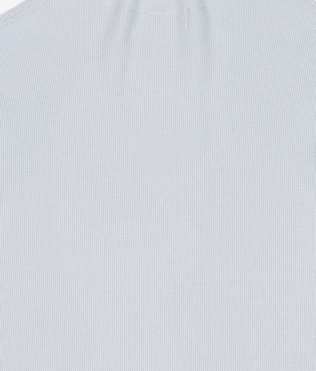 가먼트레이블(GARMENT LABLE) Shory Sleeve Waffle Knit - Sky Blue S