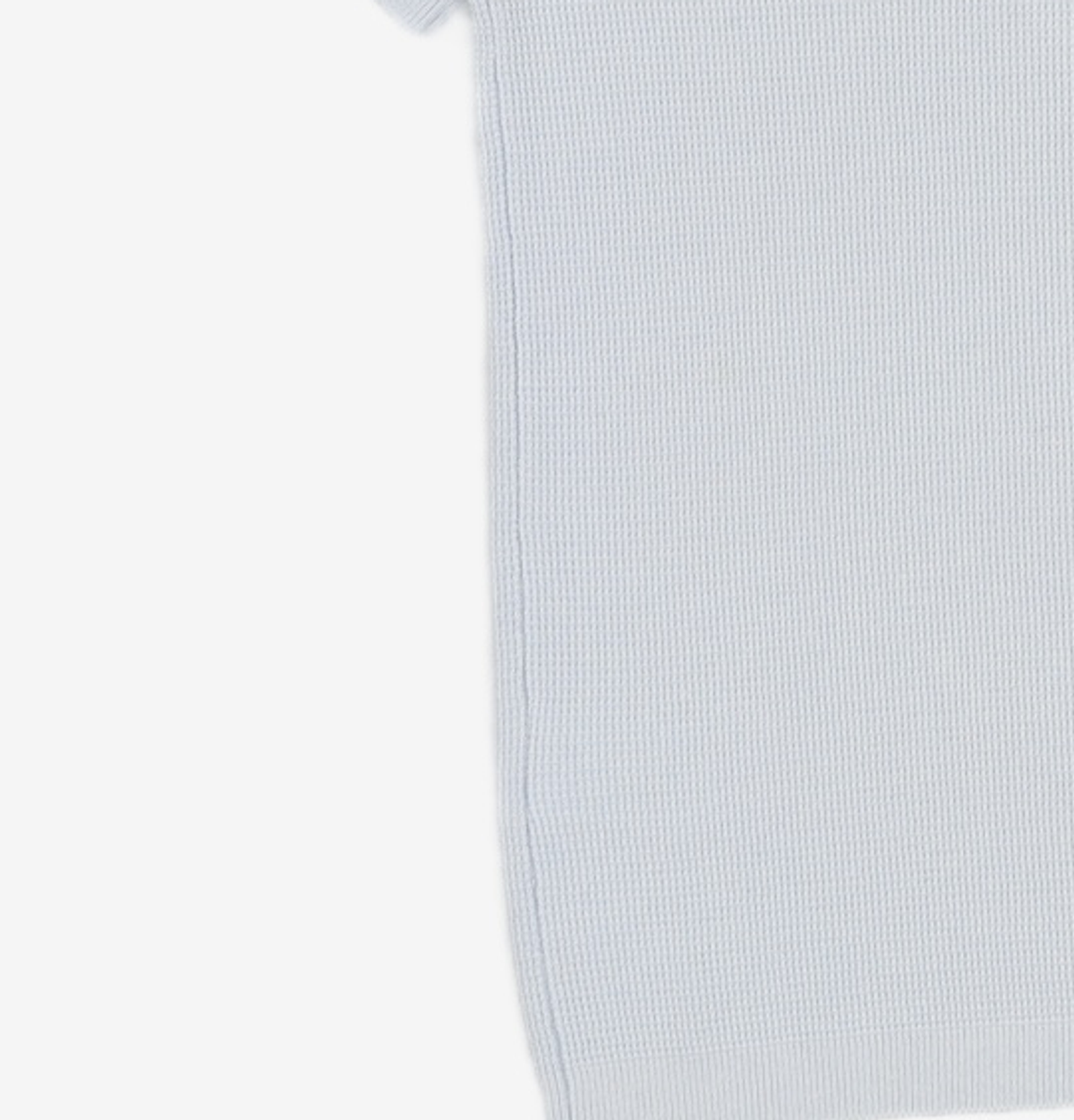 가먼트레이블(GARMENT LABLE) Shory Sleeve Waffle Knit - Sky Blue S