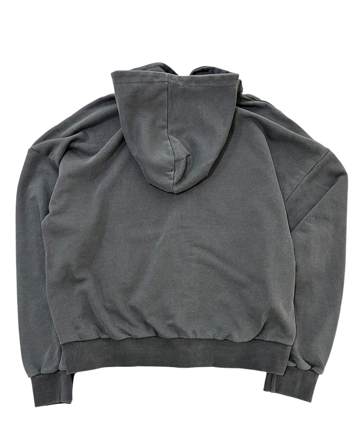 스케이터락(SK8ER ROCK) Collage Logo Pigment Sweat Hood Zip-Up (Charcoal)
