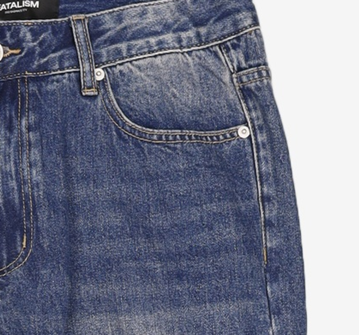 페이탈리즘(FATALISM) Blue crude wide fit 48