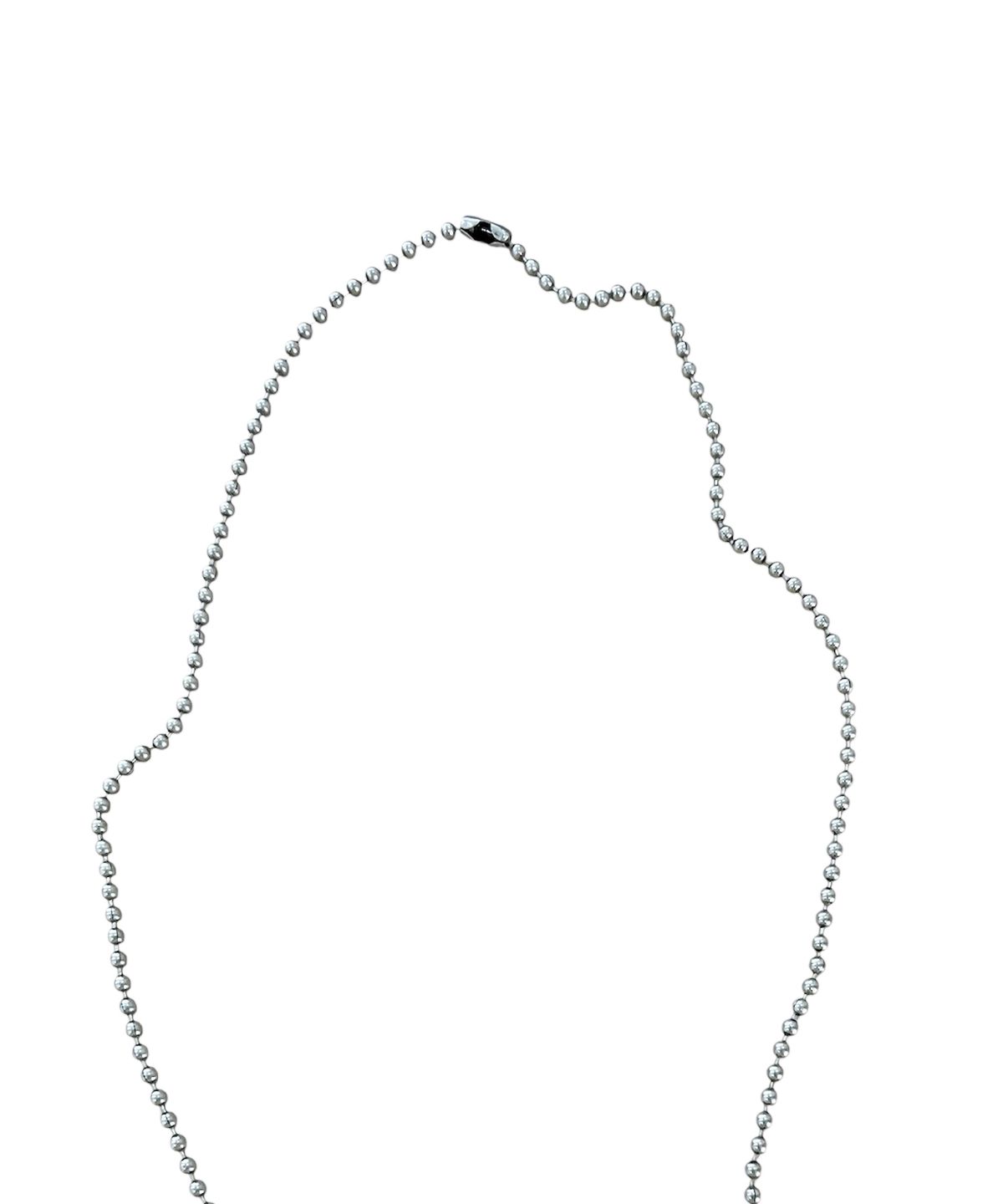 스케이터락(SK8ER ROCK) Boots Antique Silver Ball Chain Necklace