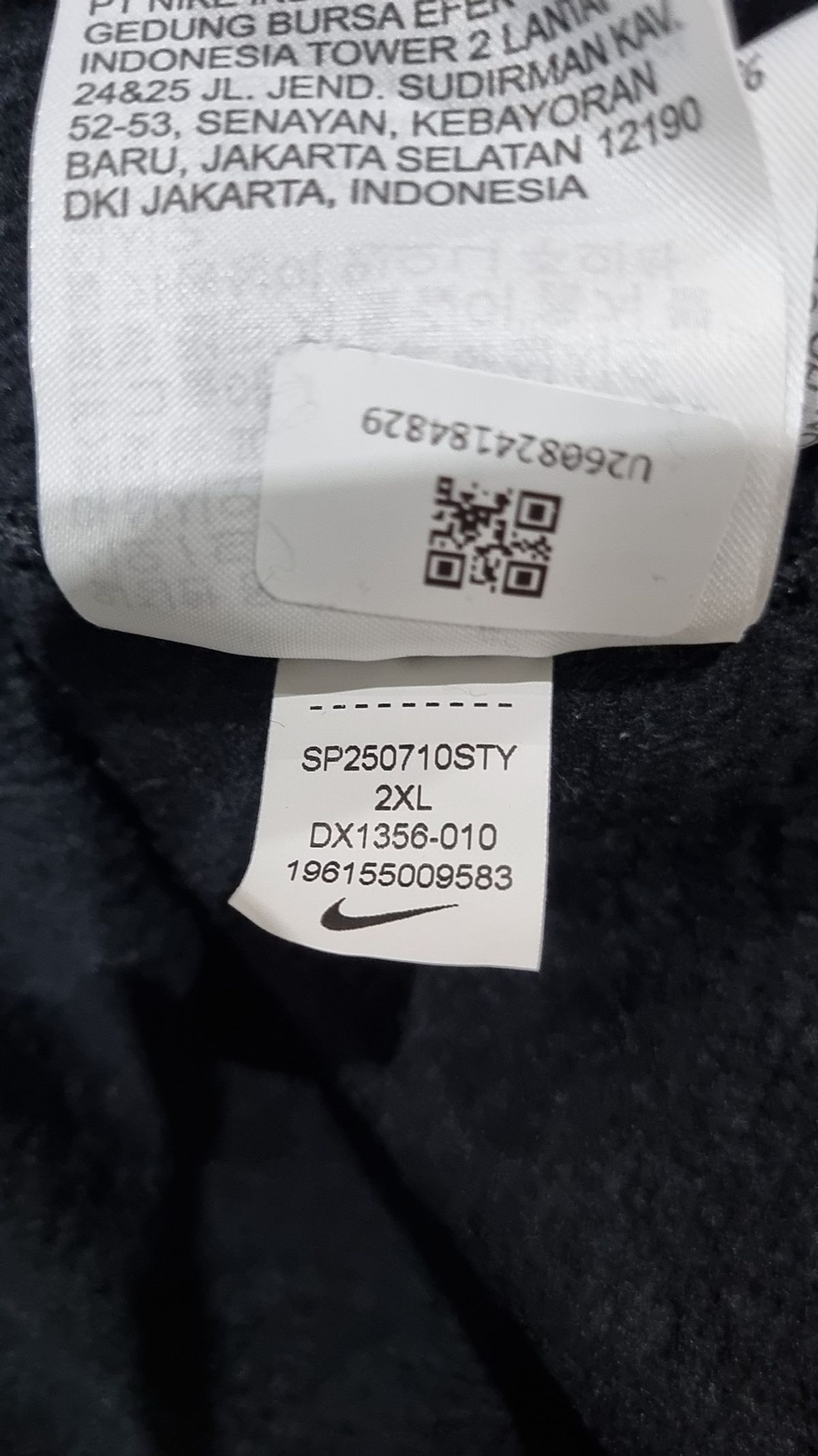 나이키(NIKE) 솔로 스우시 플리스 풀오버 후디 M - 블랙:화이트 / DX1356-010 XXL