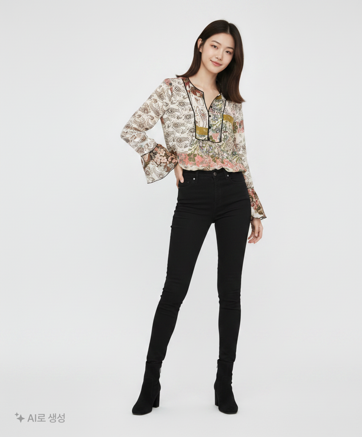 자라 데님(ZARA DENIM) 긴소매 티셔츠 S