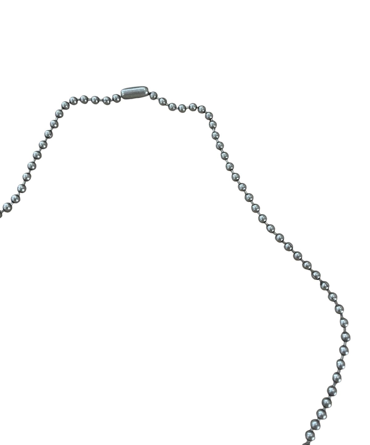 스케이터락(SK8ER ROCK) Spiral Antique Silver Ball Chain Necklace
