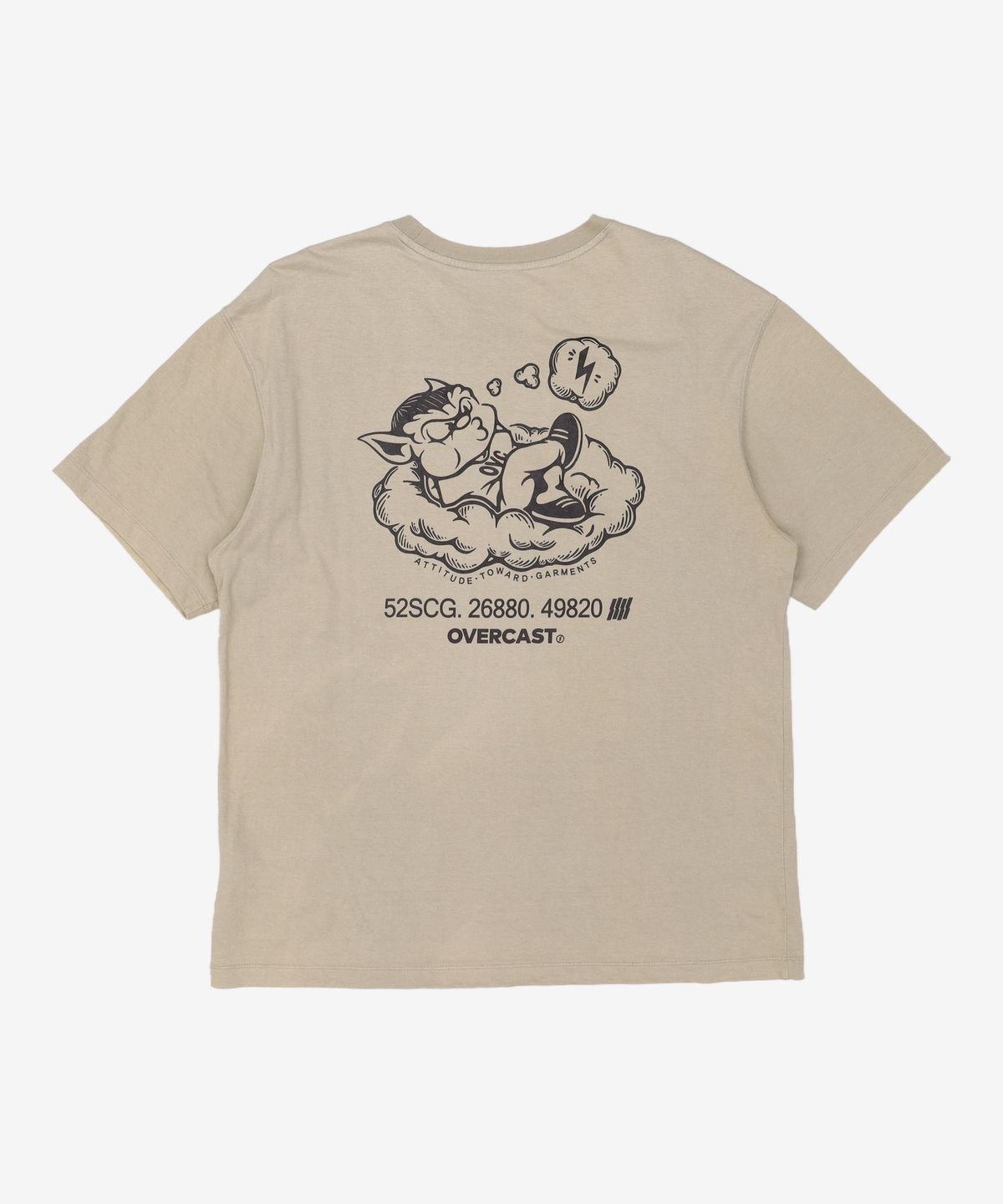 오버캐스트(OVERCAST) Whistling KABI T-Shirt (Olive) M