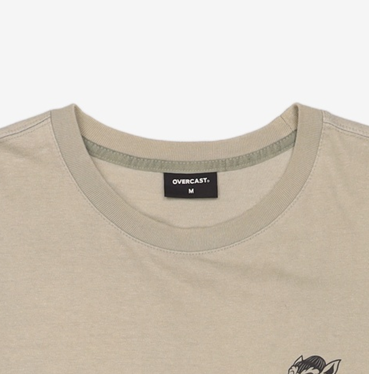 오버캐스트(OVERCAST) Whistling KABI T-Shirt (Olive) M