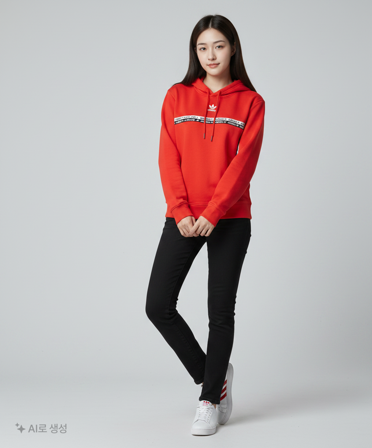 아디다스(ADIDAS) 후드 티셔츠 XS