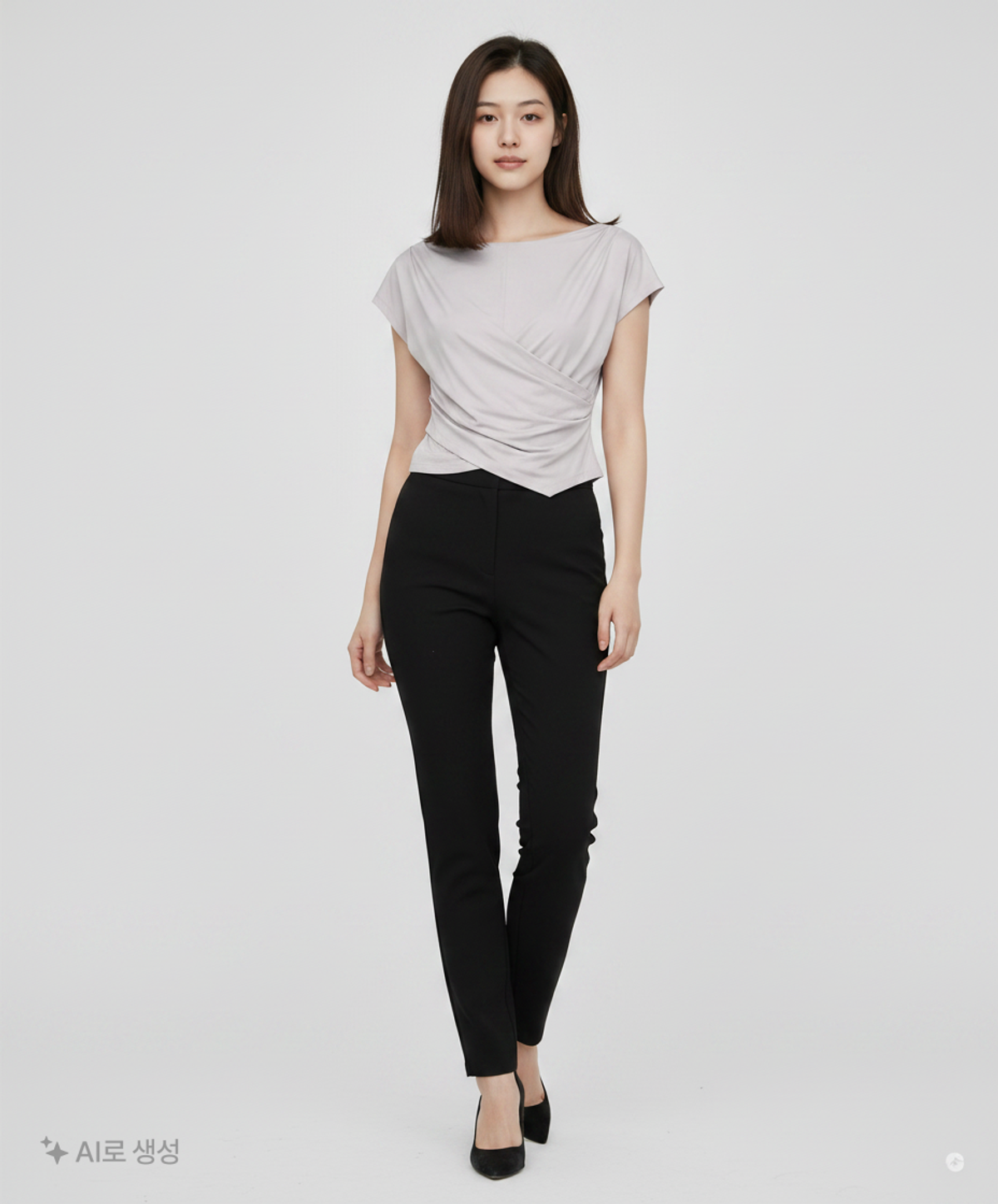 미쏘(MIXXO) 랩 반팔 티셔츠 RE HWG602A_MIWHWG78RA S