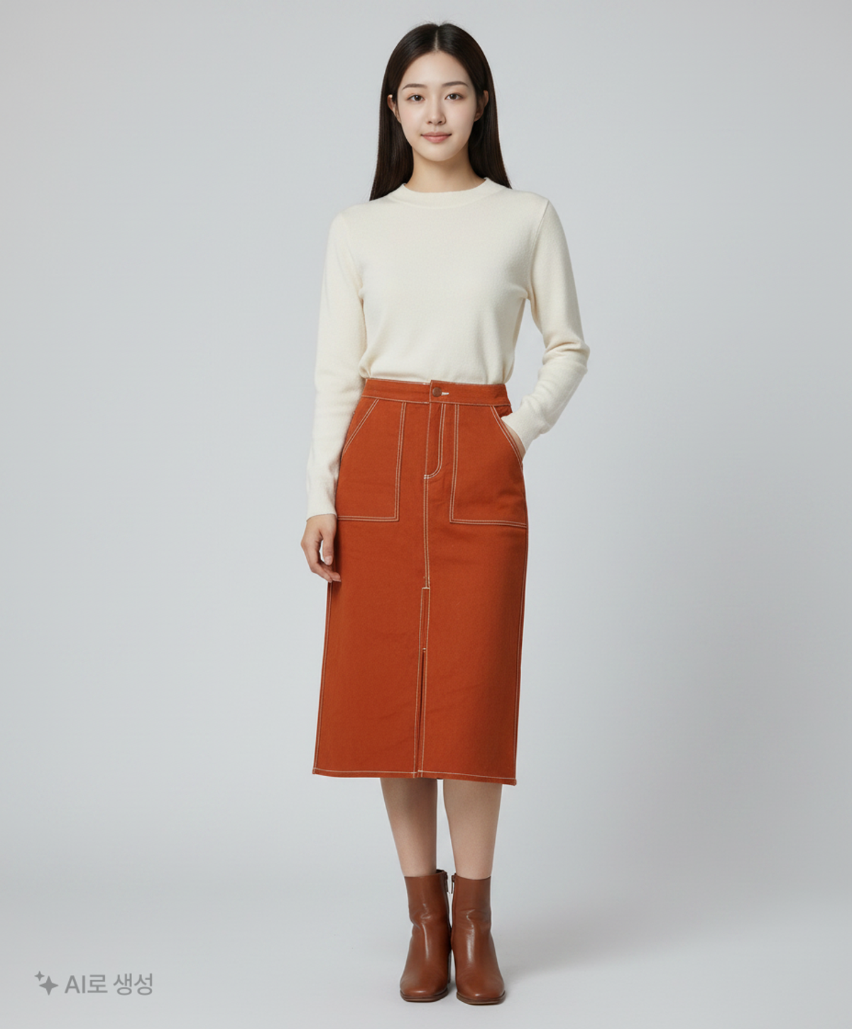 자라 트라플럭(ZARA TRF) 롱스커트 S