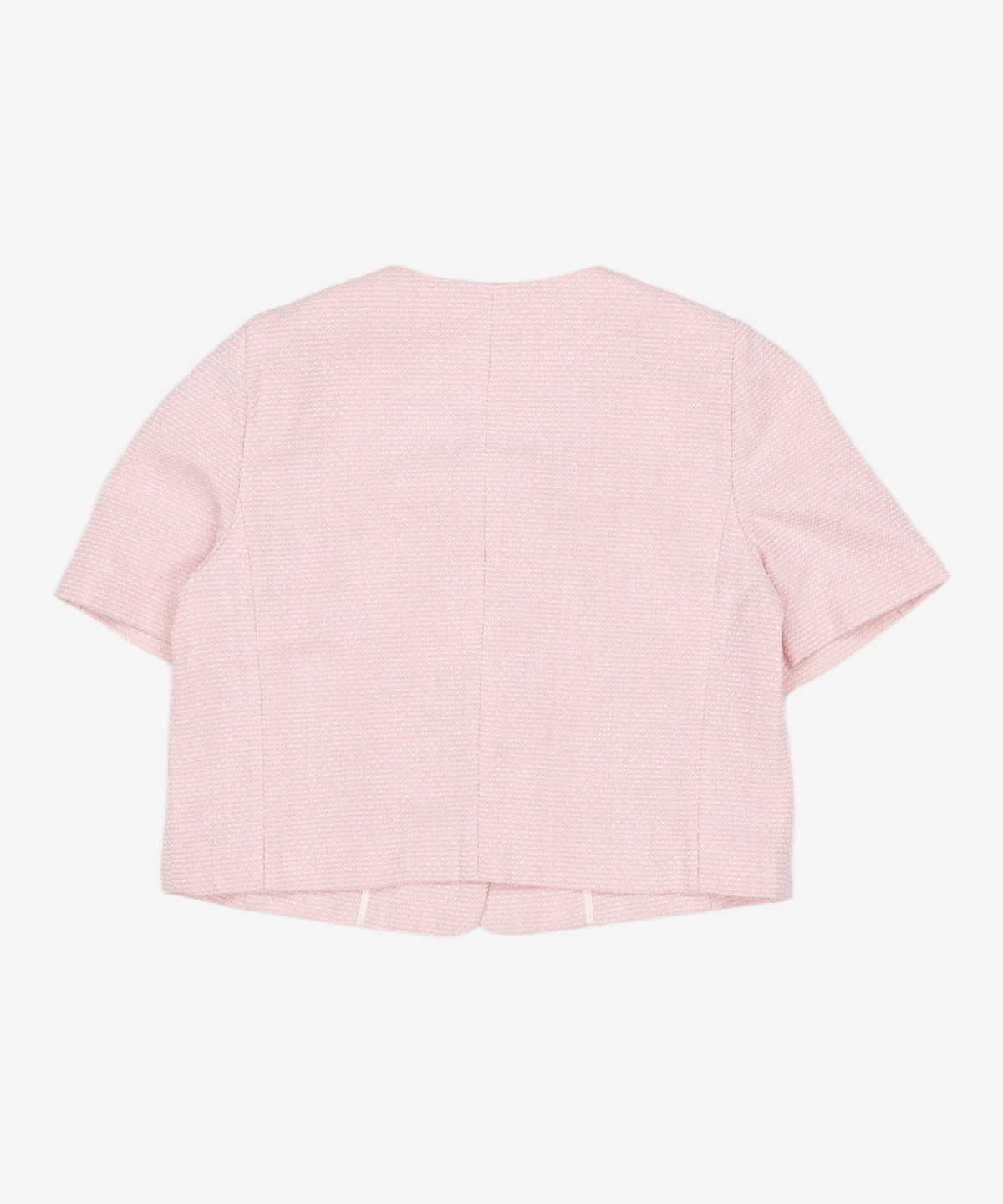 미쏘(MIXXO) 스퀘어넥 반팔 트위드 자켓_MIWJKD513G S