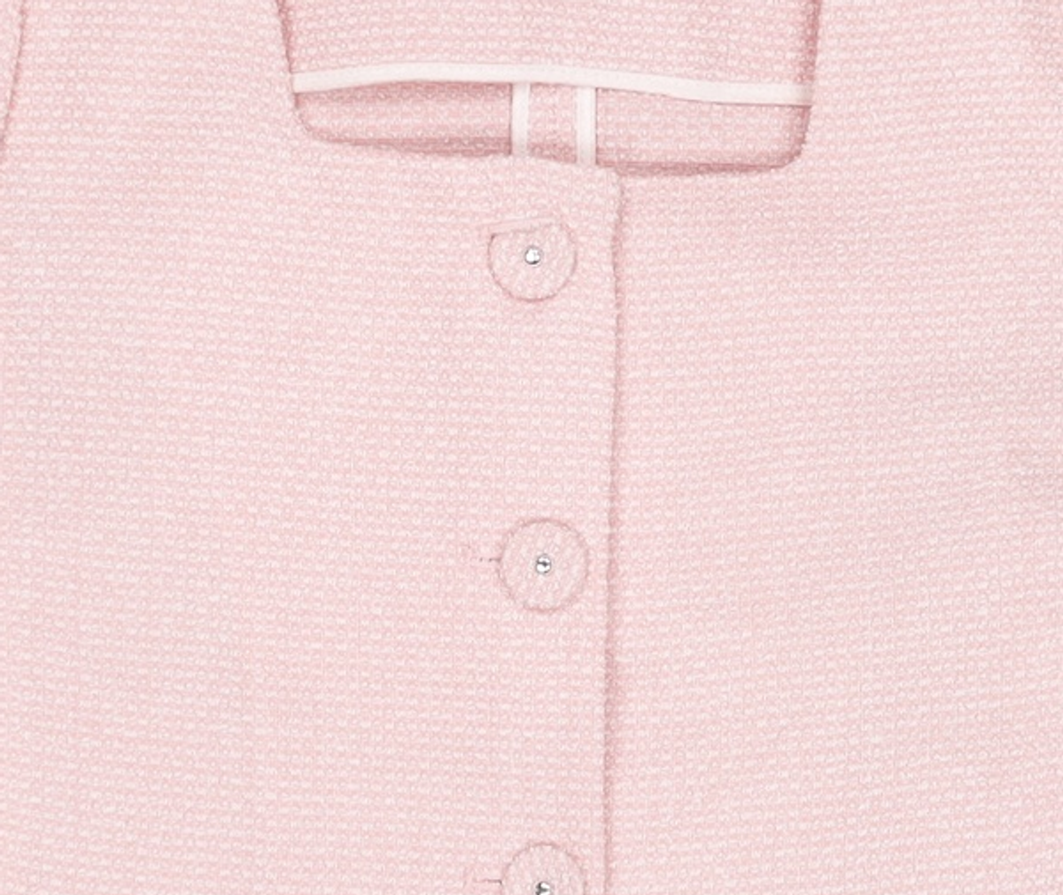 미쏘(MIXXO) 스퀘어넥 반팔 트위드 자켓_MIWJKD513G S