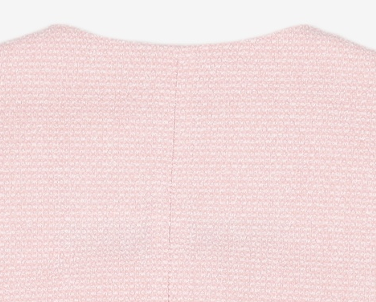 미쏘(MIXXO) 스퀘어넥 반팔 트위드 자켓_MIWJKD513G S