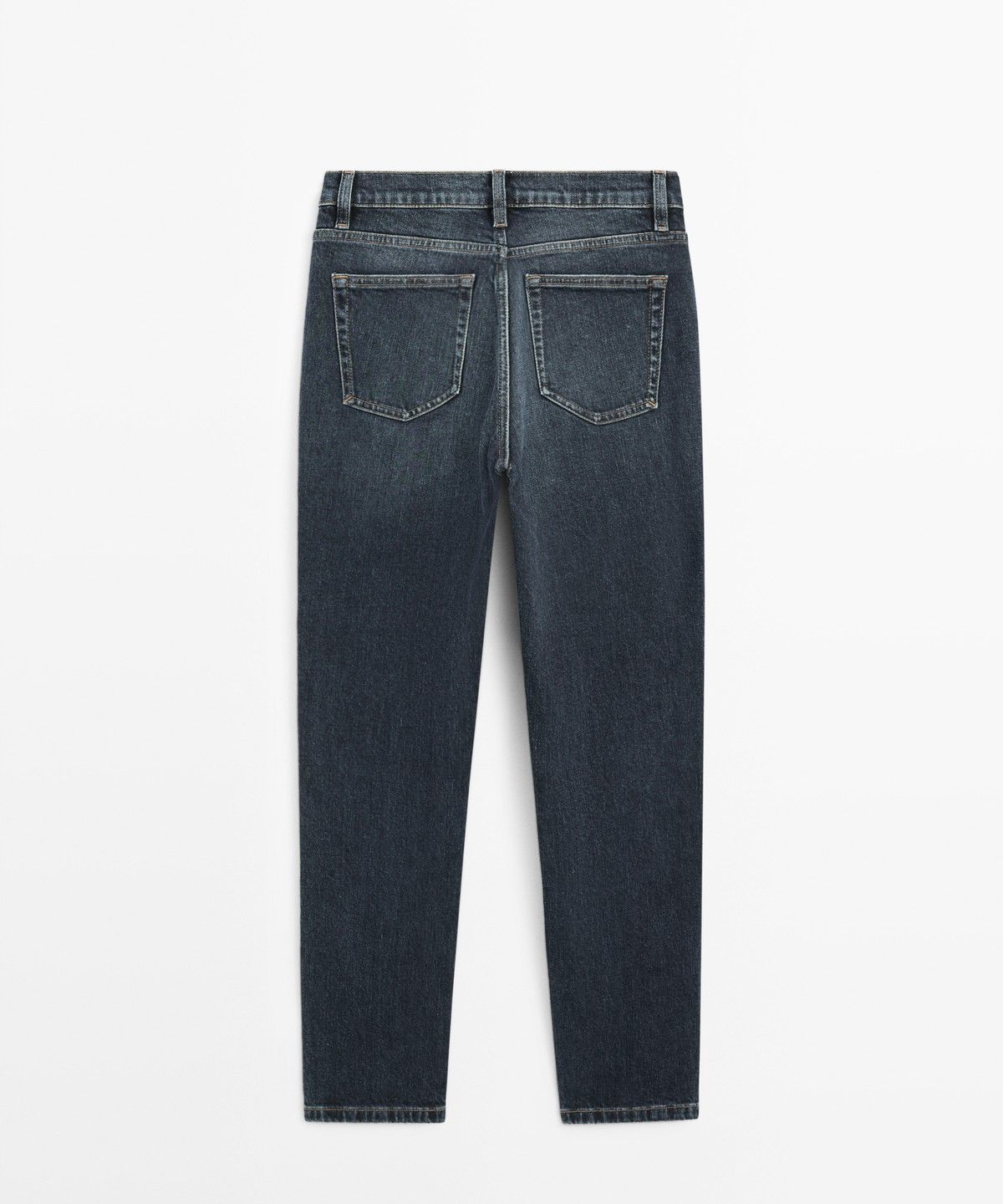 마시모두띠(MASSIMO DUTTI) 미드라이즈 슬림 크롭 핏 진