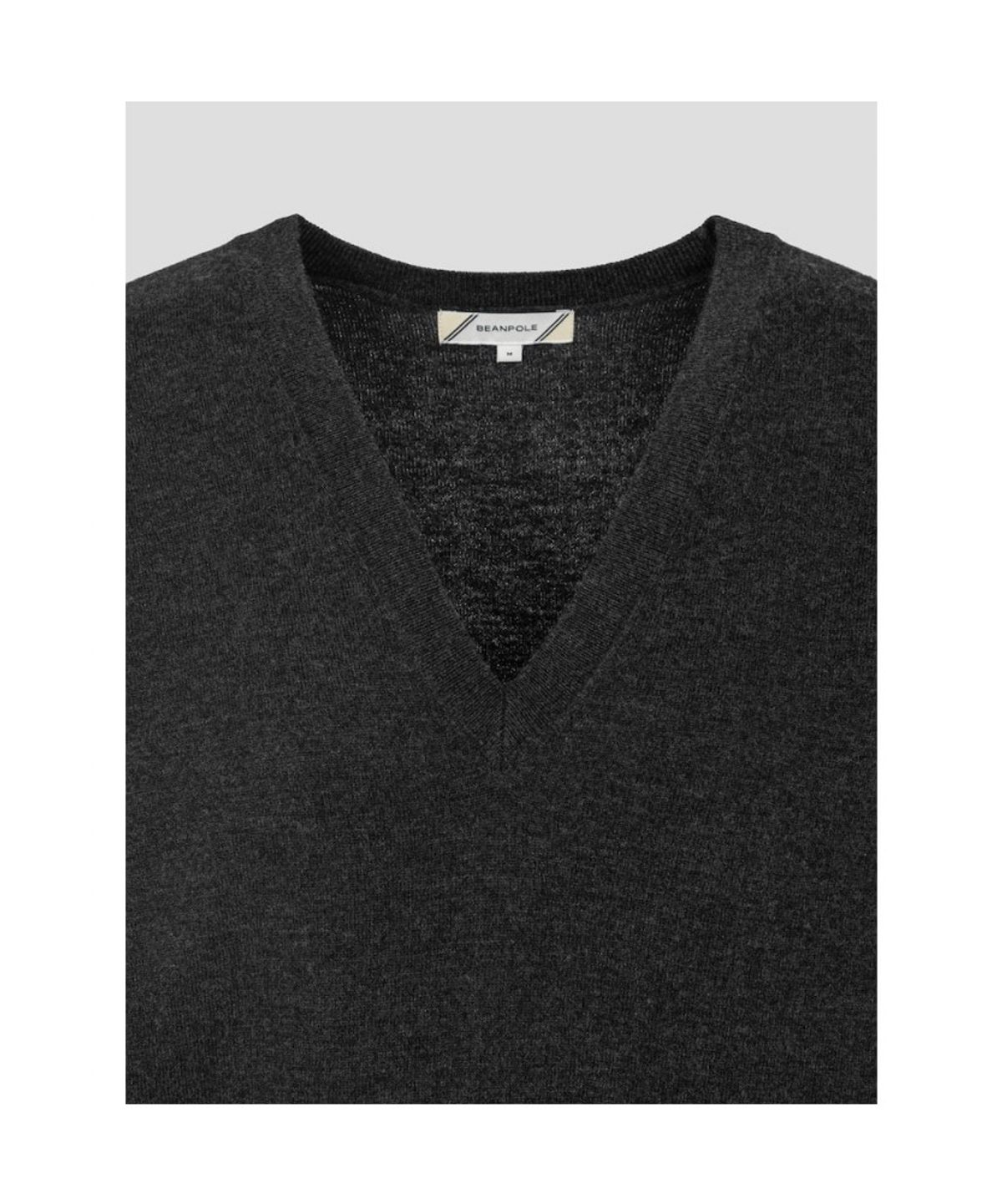 빈폴 레이디스(BEANPOLE LADIES) 오버사이즈 브이넥 니트  애쉬 (BF6951C174)