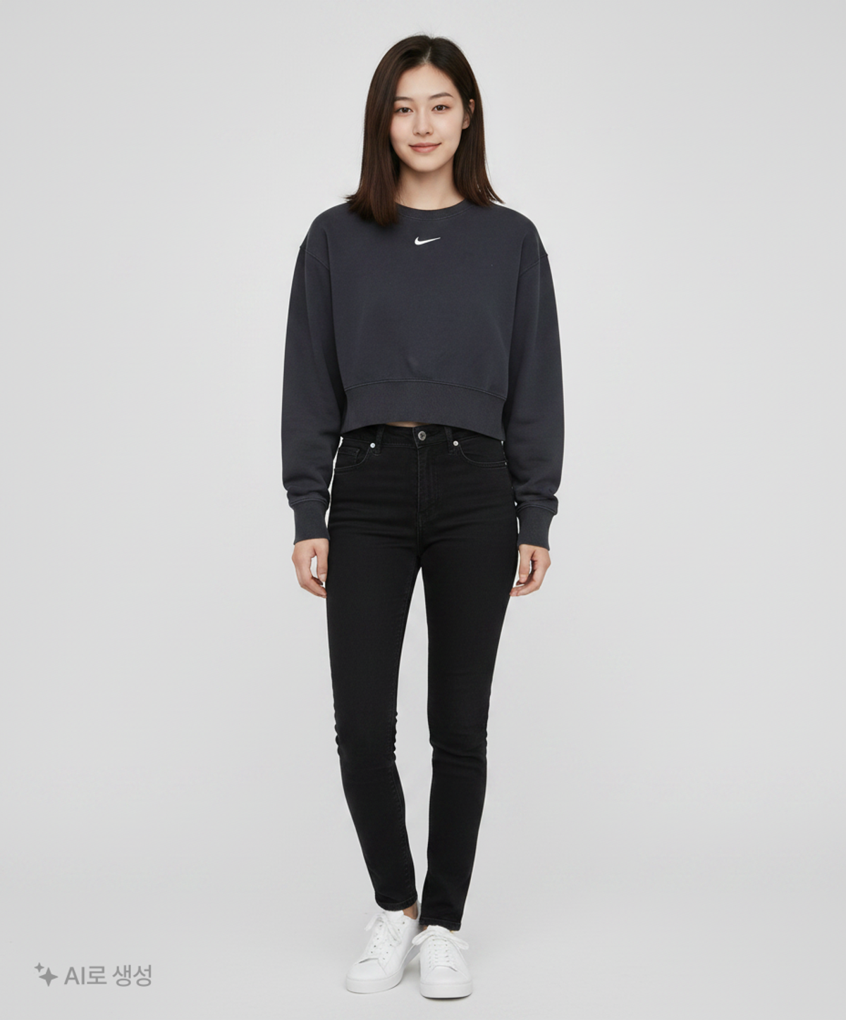 나이키(NIKE) 스포츠웨어 피닉스 플리스 오버-오버사이즈 스웨트셔츠 W - 블랙:세일 / DQ5762-010 M