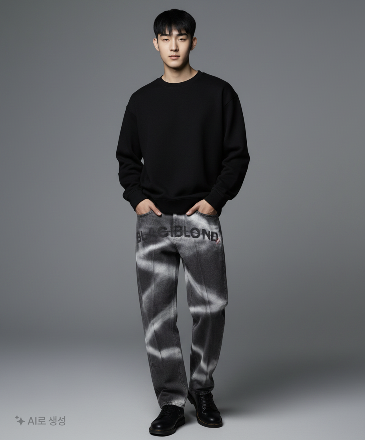 블랙블론드(BLACKBLOND) 청/데님 팬츠 L