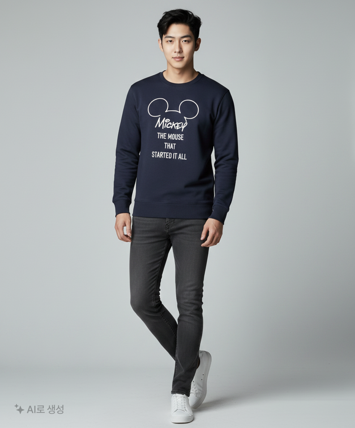 유니클로 x 디즈니(UNIQLO x Disney) 맨투맨/스웨트셔츠 XL