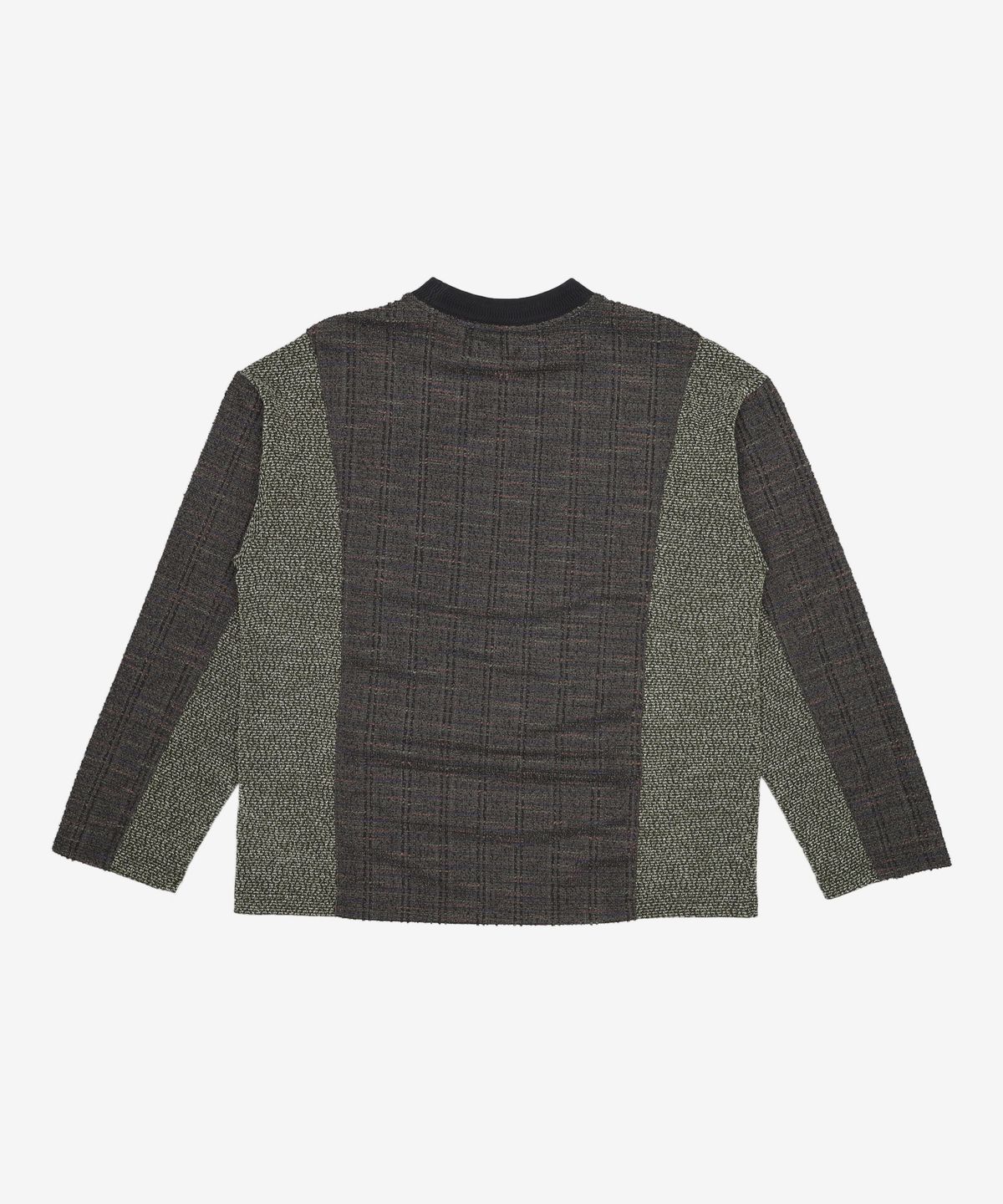 메종미네드(MAISON MINED) BLEND BOUCLE KNIT LONG SLEEVE MULTI GREEN M