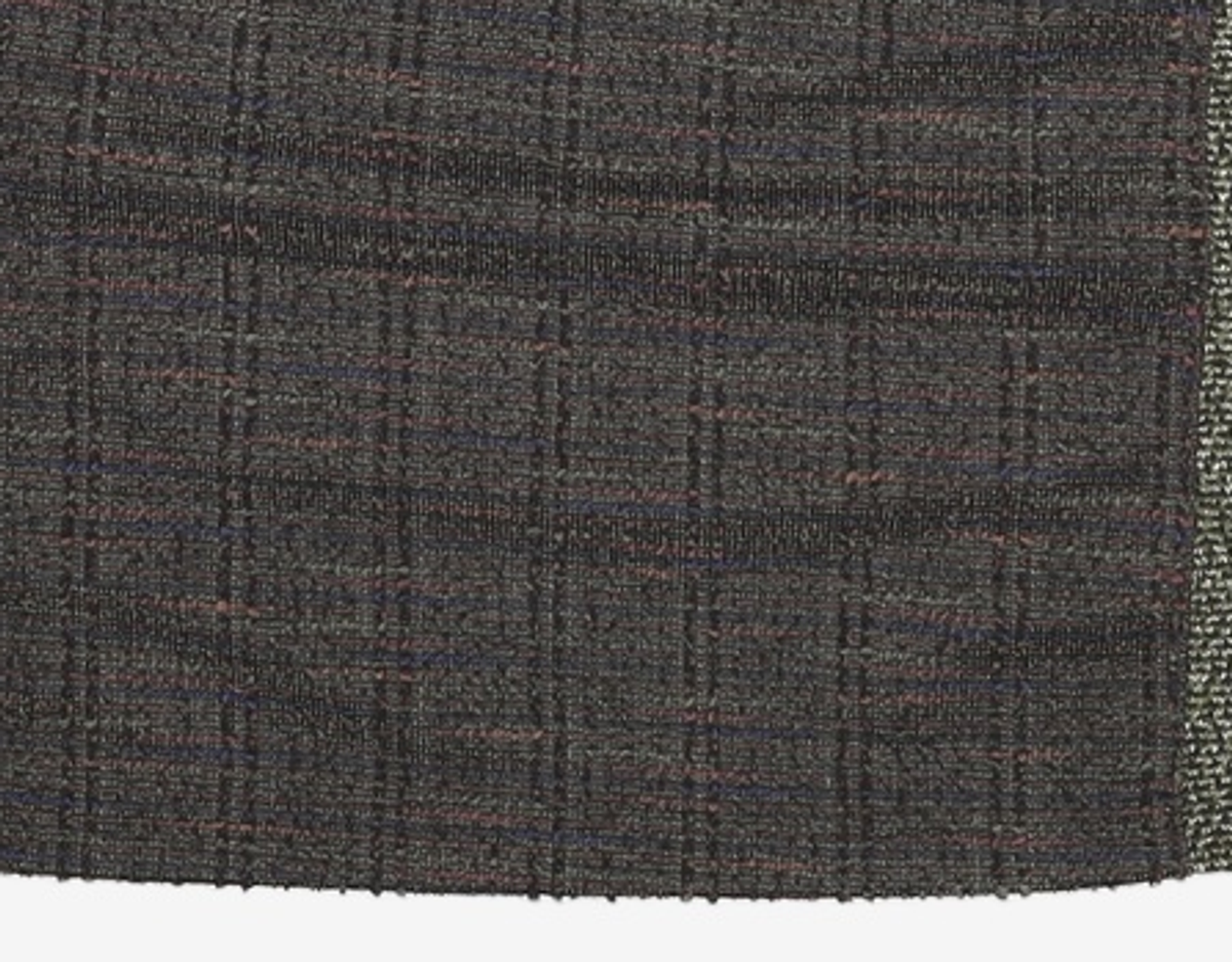 메종미네드(MAISON MINED) BLEND BOUCLE KNIT LONG SLEEVE MULTI GREEN M
