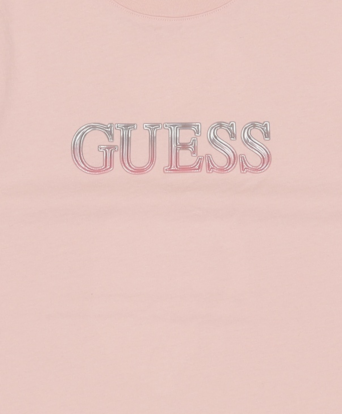 게스(GUESS) 남녀공용 그라데이션 고주파 GUESS 반팔티 S