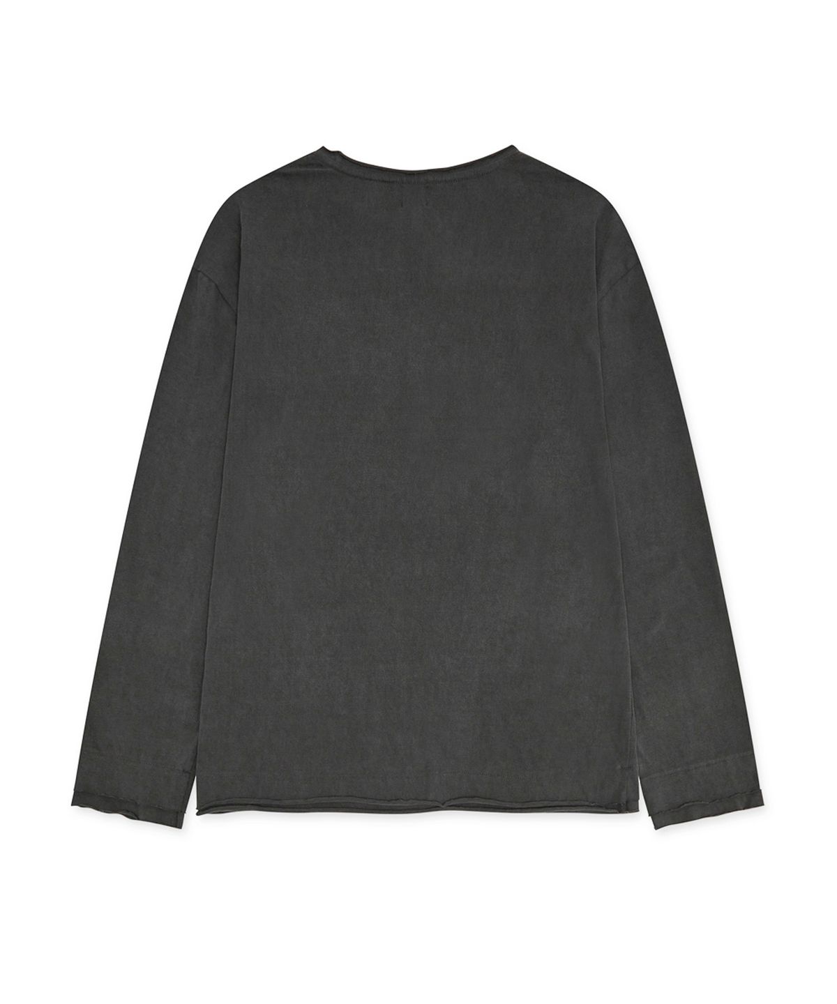 쓰리아이(3IE) IMPERFECT LAYERED LONG SLEEVE_BLACK