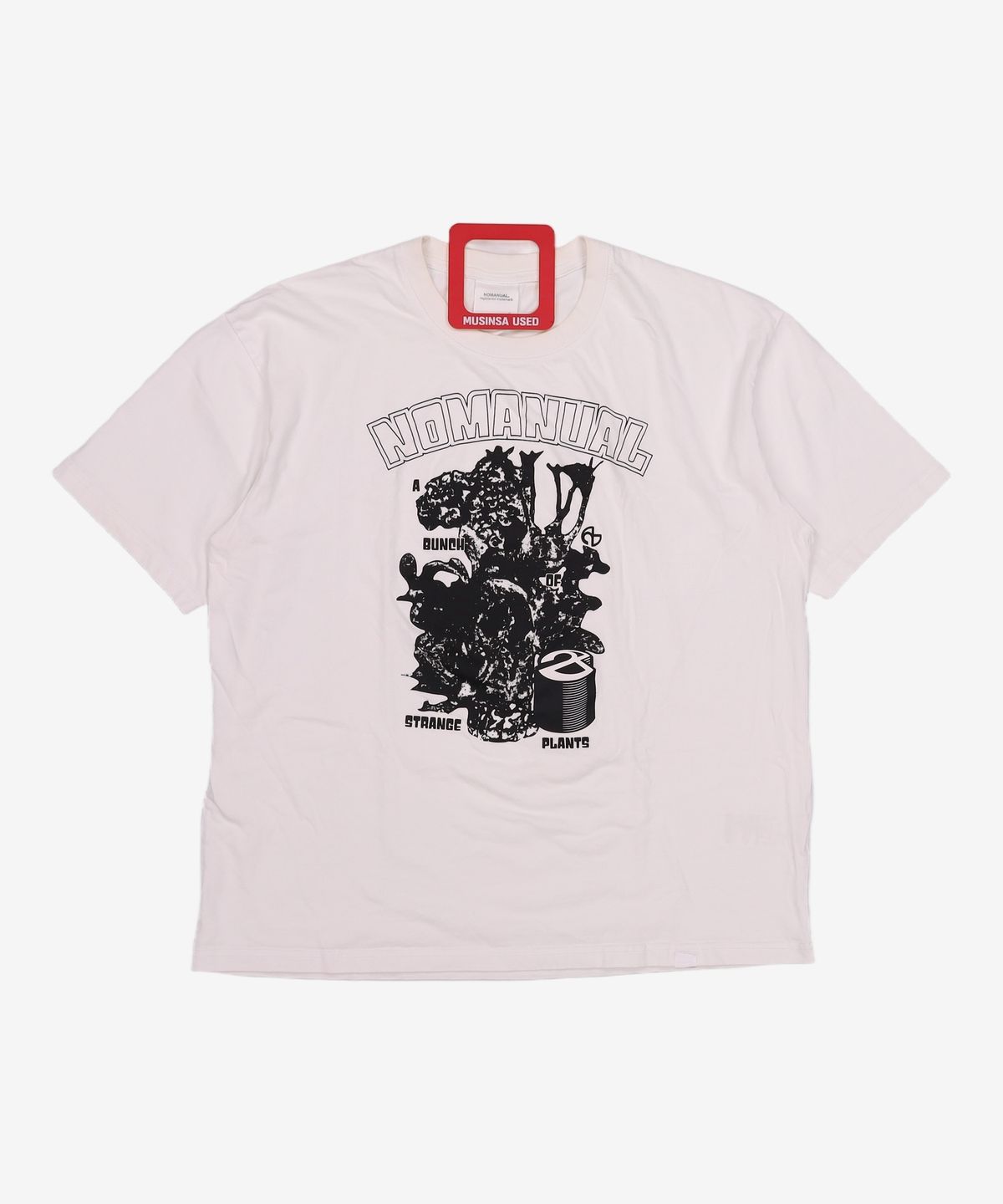 노매뉴얼(NOMANUAL) S.P T-SHIRT - BLACK 105