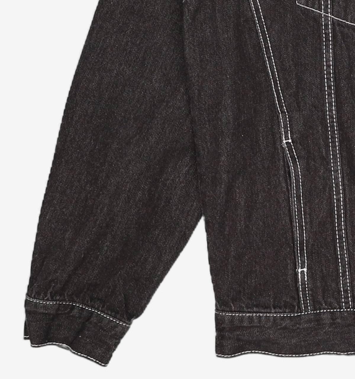 86로드(86ROAD) 2724 Washing denim jacket RAW BLACK L